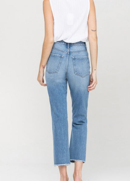 Beverley High Rise Straight Jeans